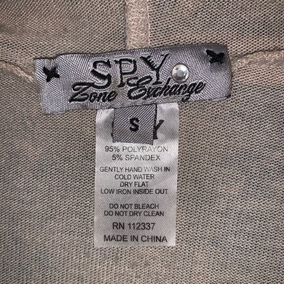 Spy Zone Exchange Embellished Sweater Tunic Sz Small (Sz 6 Wmns) - Picture 5 of 5